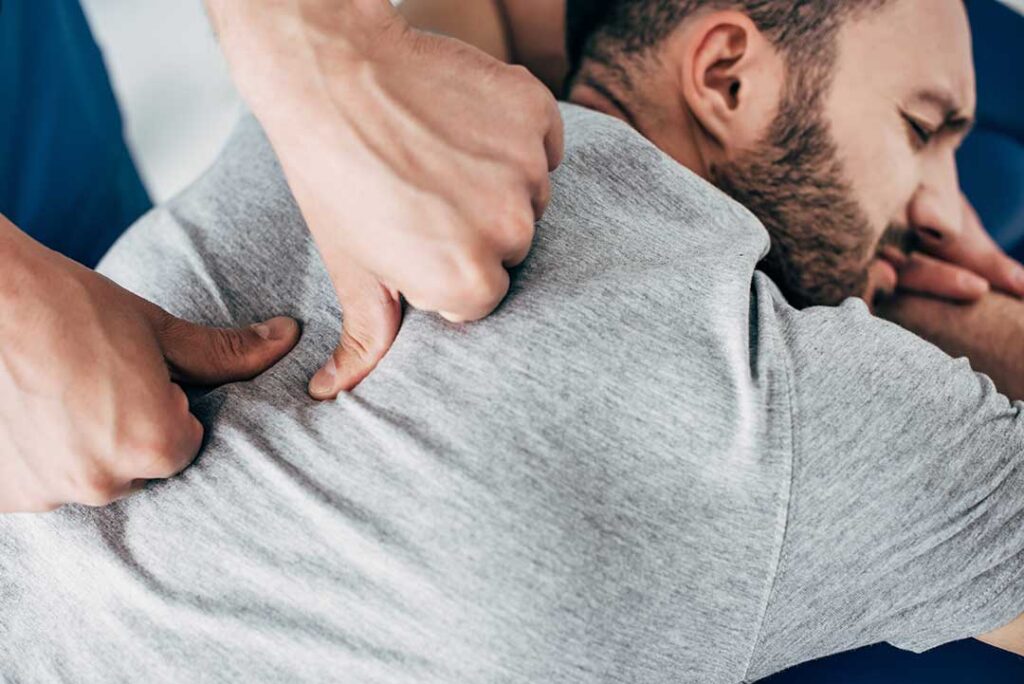 Chiropractic photo from Adobe Stock